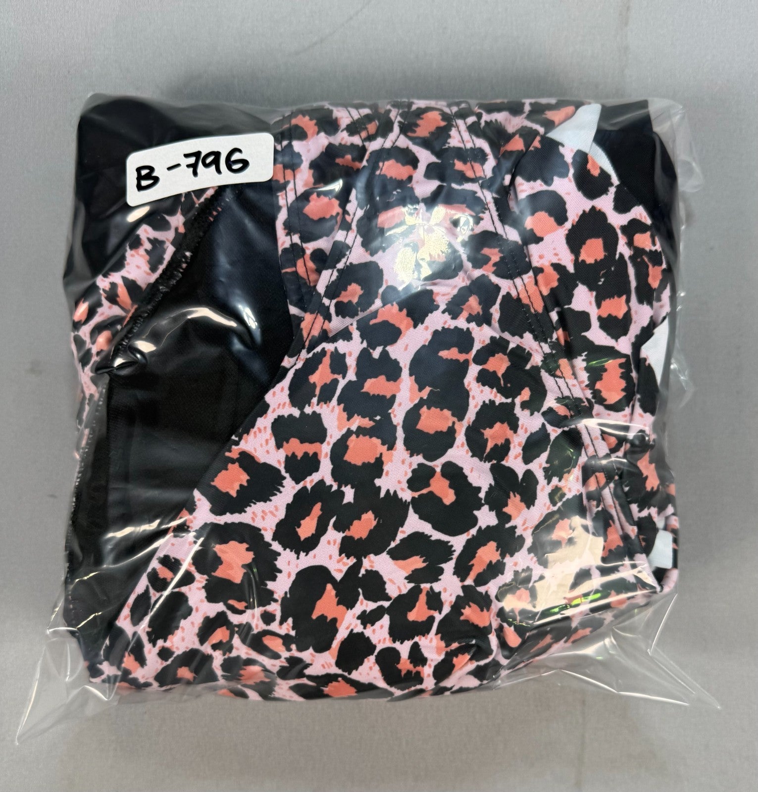 B2prity Cutout One Piece Skirt Swimsuit Women's 2XL Black Leopard V-Neck Cutout