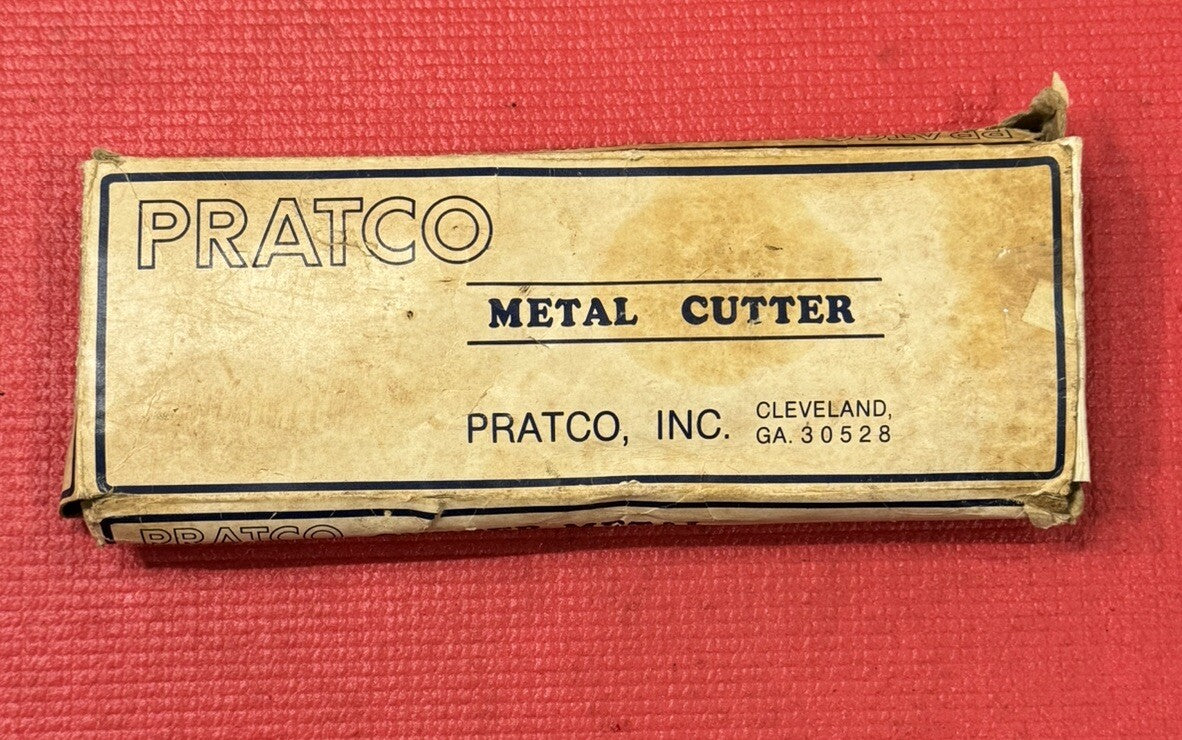 Vintage Pratco NEW Metal Cutter Made in Cleveland GA USA W/ OG BOX