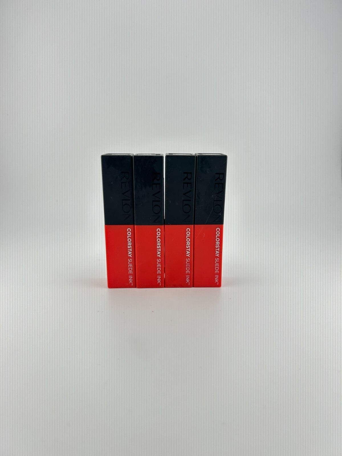 4-Lot Revlon ColorStay Suede Ink Lightweight Matte Lipstick #007 Feed The Flame