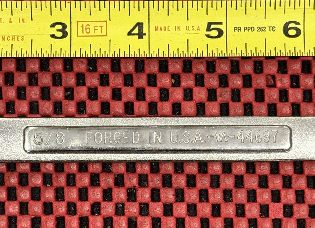 Craftsman NEW 44697 VA-SERIES 5/8'' SAE 12-PT Combination Wrench MADE IN USA N3