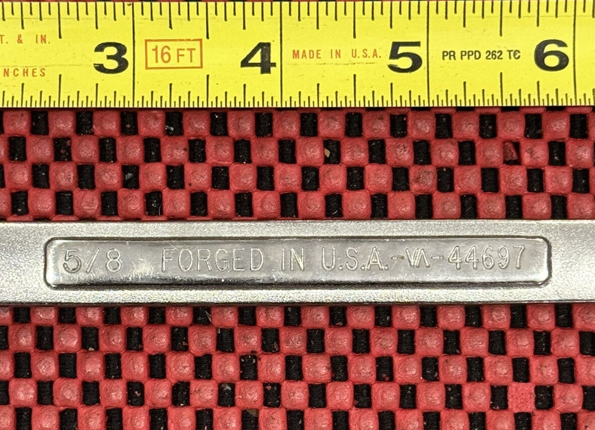 Craftsman NEW 44697 VA-SERIES 5/8'' SAE 12-PT Combination Wrench MADE IN USA N3