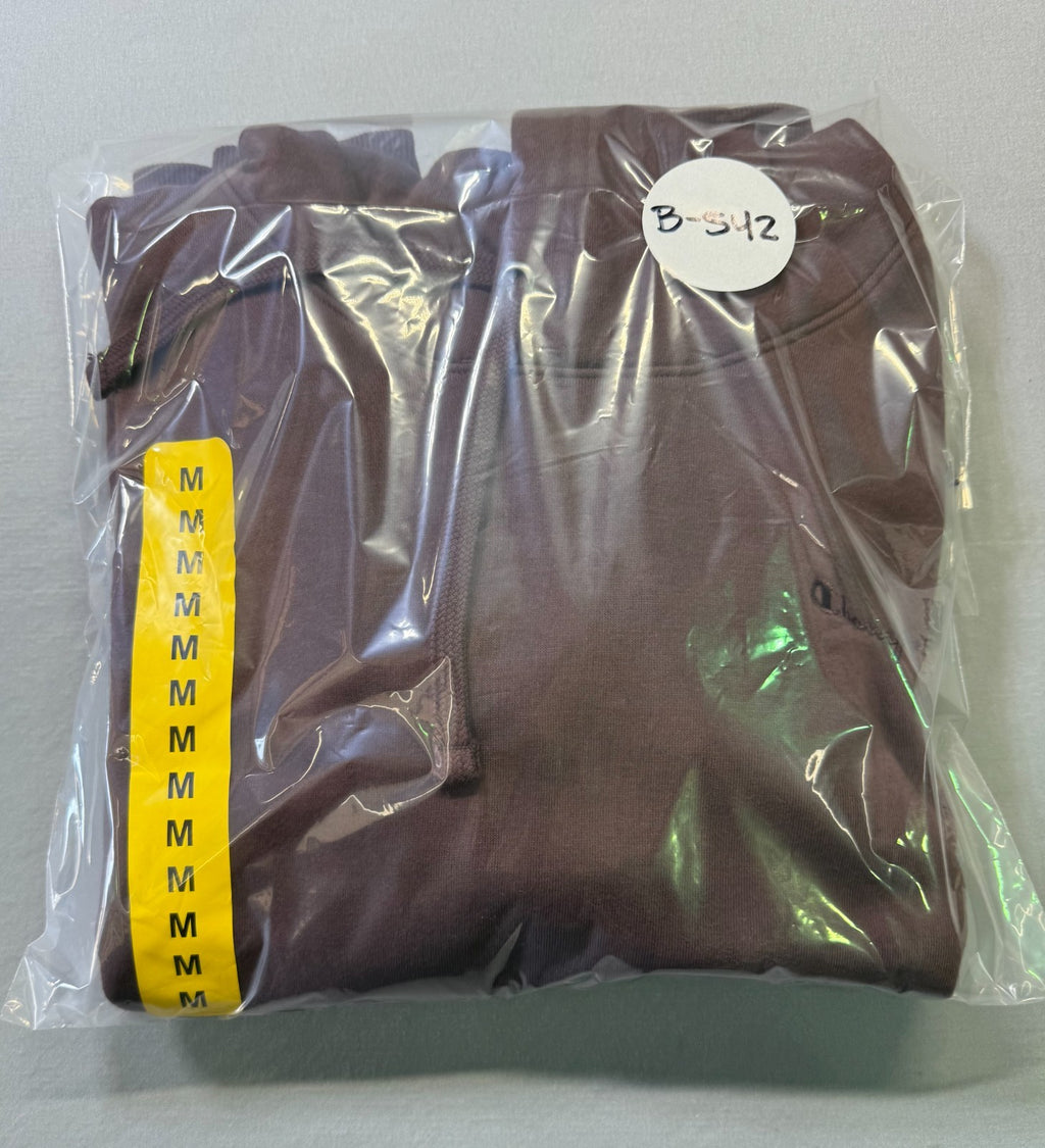 NWT Champion Hooded Sweatshirt Women's Brown Pullover Long Sleeve Y2K Sports