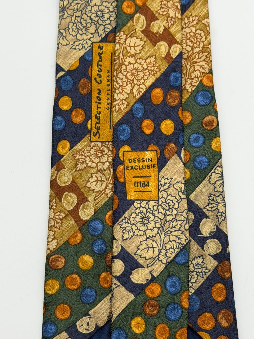 Vintage Givenchy Essentials Couture Necktie Men's Abstract Geometric Silk Tie