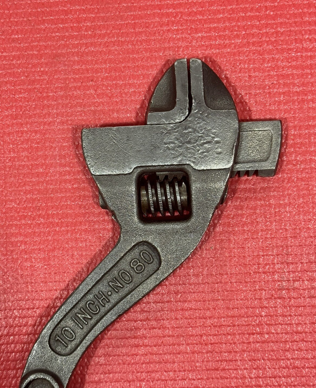 Westcott The Keystone MFG No.80 10” Adjustable Wrench S Curved Handle Buffalo NY