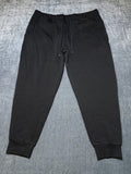 NWT Member's Mark Newport Fleece Joggers Men's 2XL Black Tapered Fit Drawstring