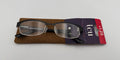 ICU Eyewear Half-Rim Reading Glasses +1.25 Magnification Black Frame With Case