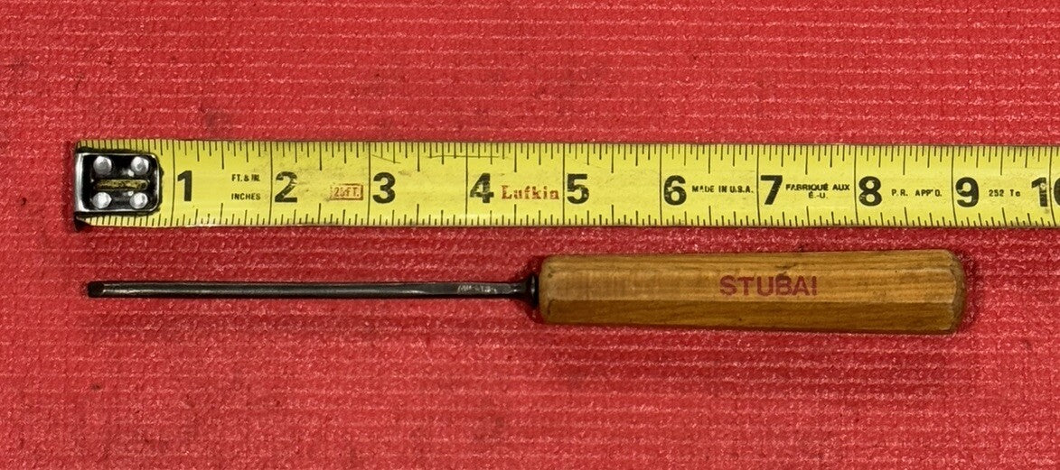 Stubai Wood Carving Chisel #4  Austria 9" Long Very Rare