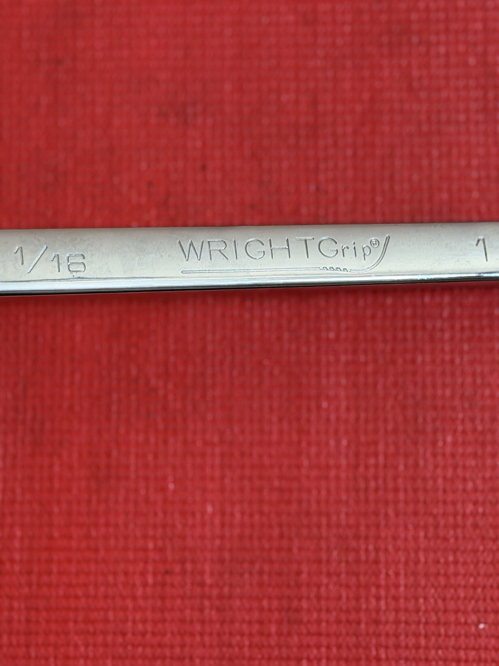 Wright Grip 1234 , 1-1/16" Combination Wrench Made In USA Excellent