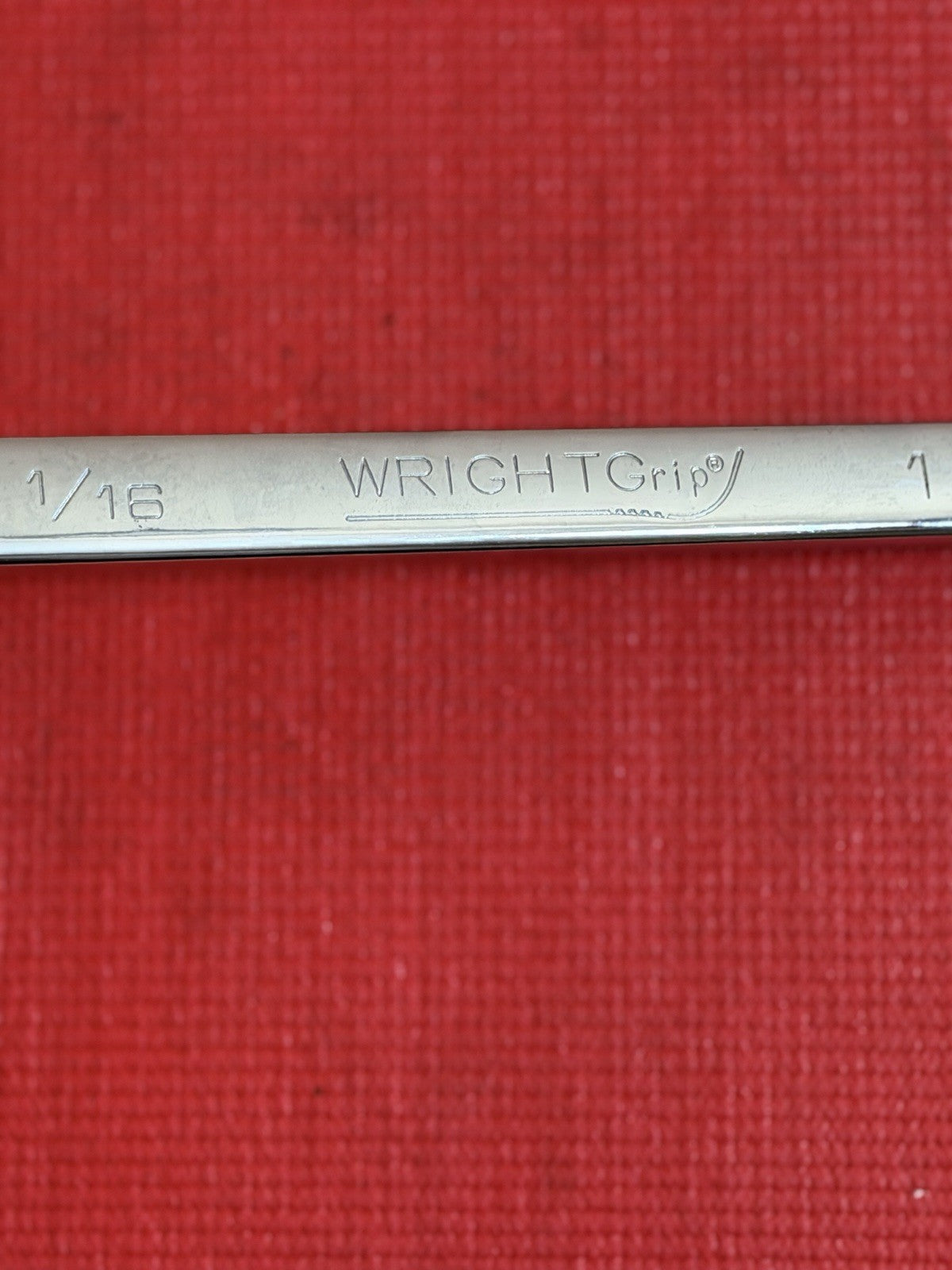 Wright Grip 1234 , 1-1/16" Combination Wrench Made In USA Excellent