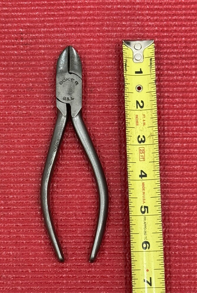 Vintage BOKER  Diagonal Cutters Cutting Pliers 6”  Made in USA M1