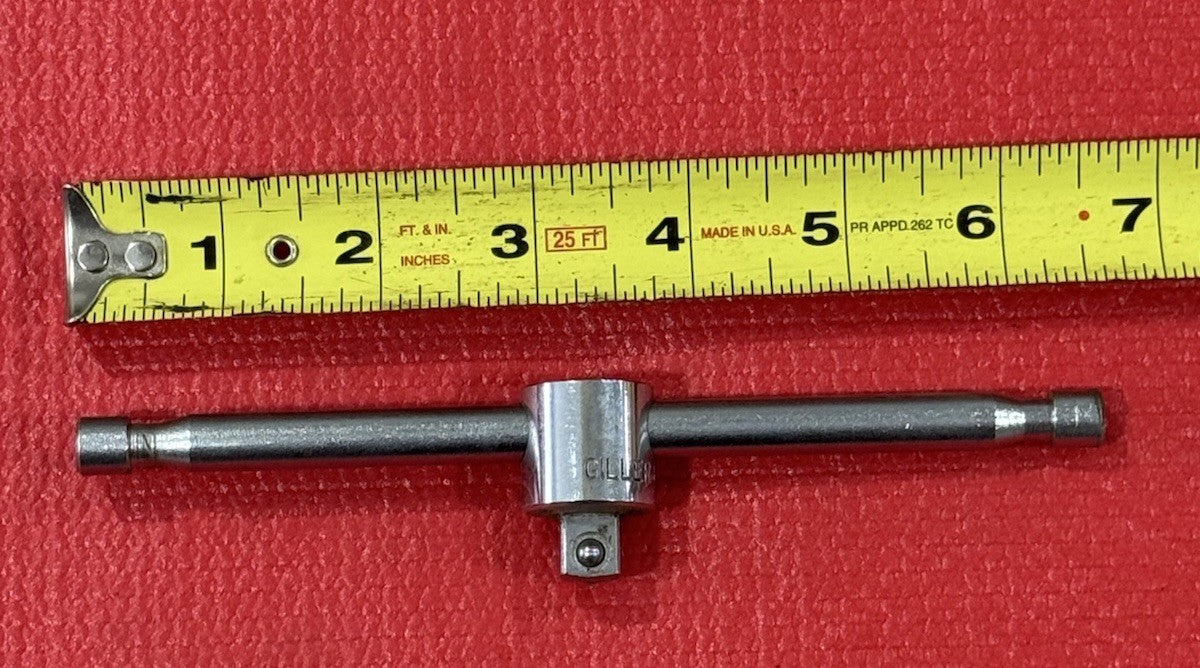 Vintage GILLER Tools 42J Sliding T-Handle Breaker Bar 3/8” Drive Made In USA