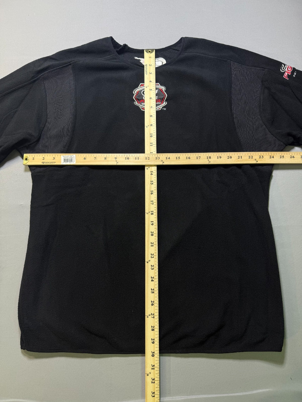 Cage Fighter MMA Authentic Performance Shirt Men's XL Black Long Sleeve Athletic