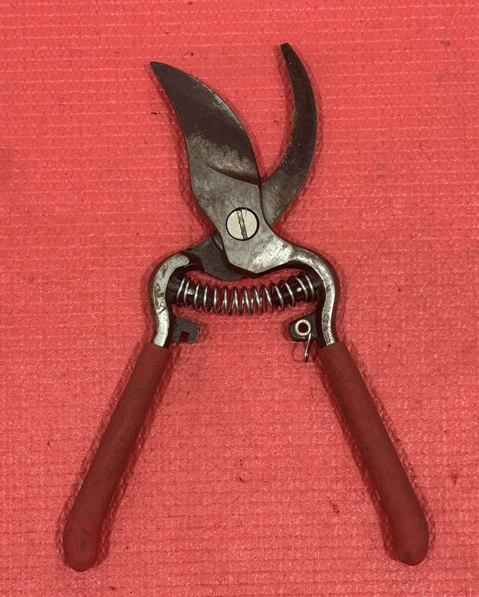 High Performance Drop Forged Steel Pruning Shears Pliers Scissors W/Red Handle