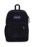 NWT JanSport Cross Town Plus Remix Black Corduroy Backpack 15" Laptop Bookbag