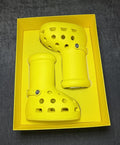MSCHF X CROCS BIG YELLOW BOOTS CROCS SIZE 10 NEW WITH BOX