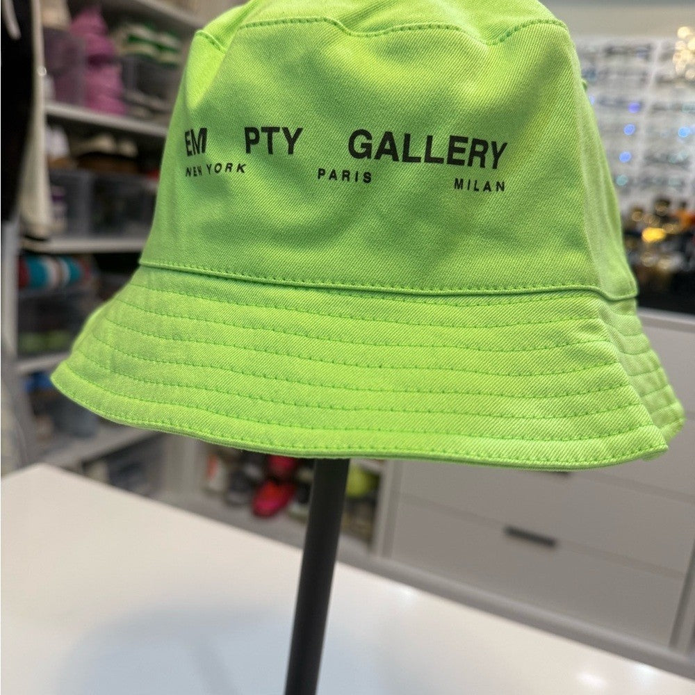 Off-White Lime Green Bucket Hat - Special Edition