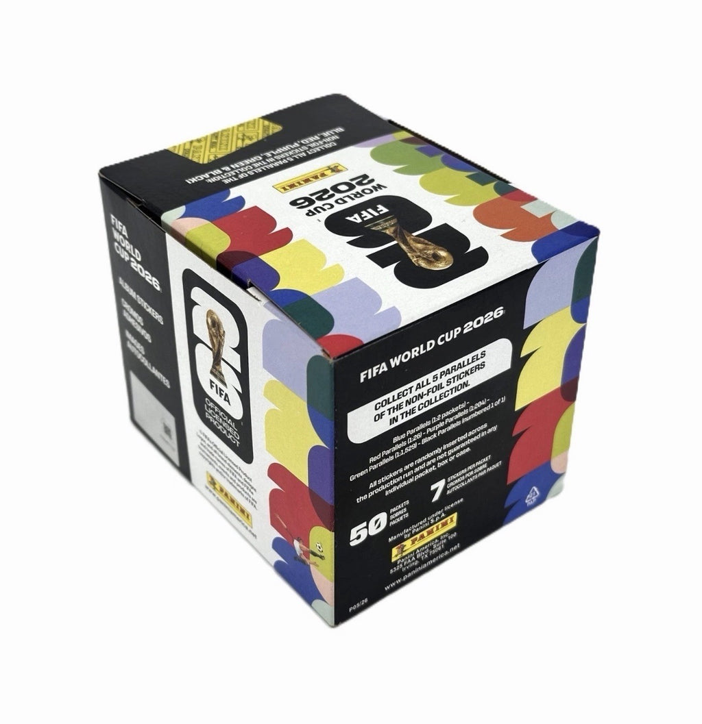 *US EDITION* 2026 Panini FIFA World Cup 50-Count Sticker Pack Box (350 Stickers)