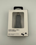 NEW Ativa Black Fast 18W Power Delivery Adapter 25.5W USB-C / USB-A Car Charger