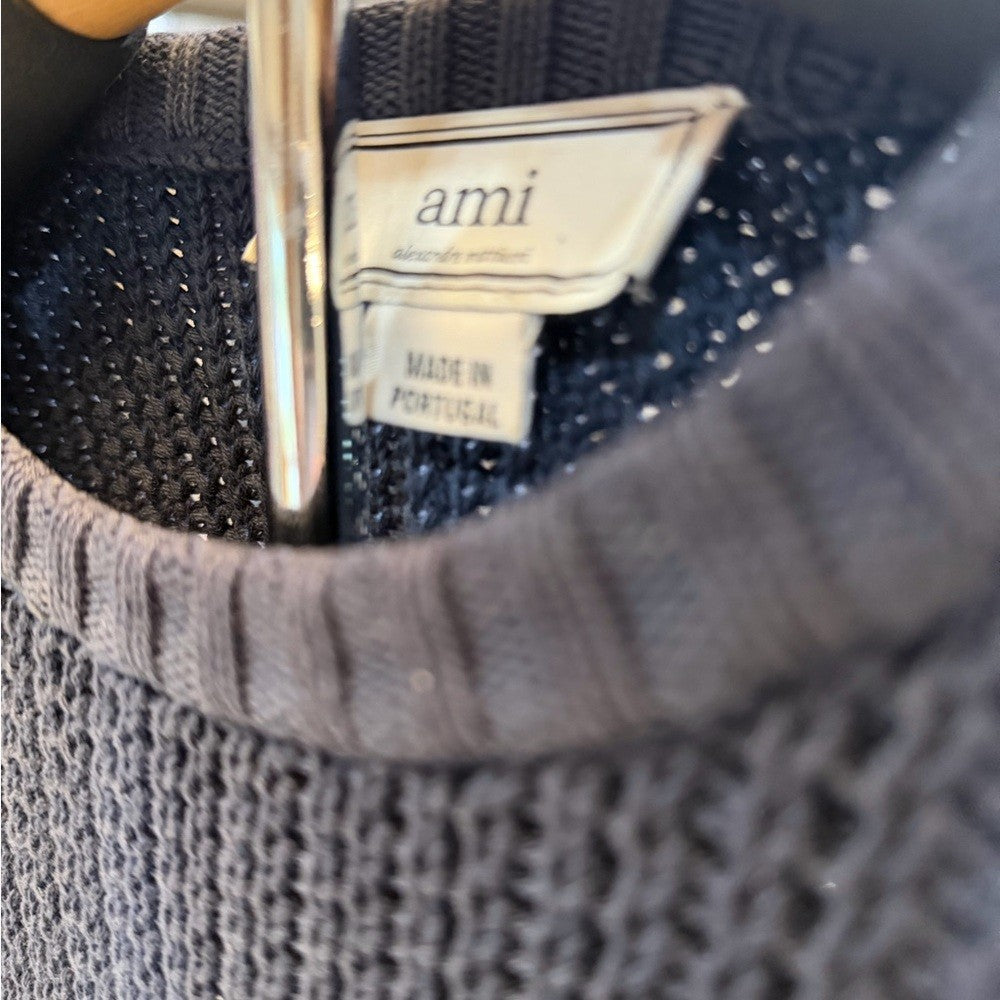 Ami Dark Knit Pullover Vintage