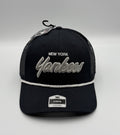 New York Yankees Fan Favorite Osfa Adjustable Hat Cap Navy Silver NEW WITH TAG