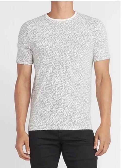 Express abstract lines moisture wicking performance stretch Men t-shirt size XL