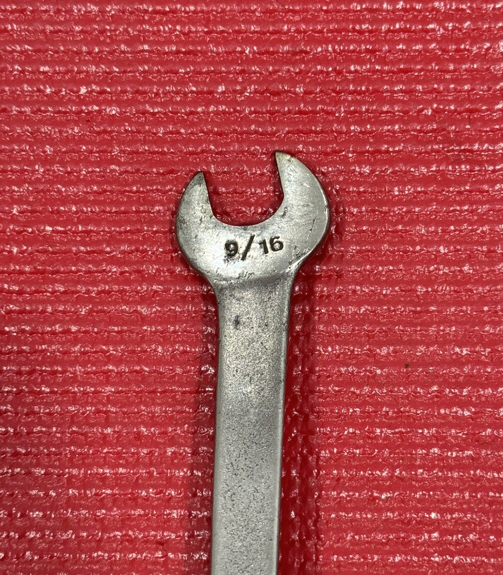 Vintage Herbrand Tools H-2, SAE 1/2" x 9/16" Tappet Open End Wrench Made in USA