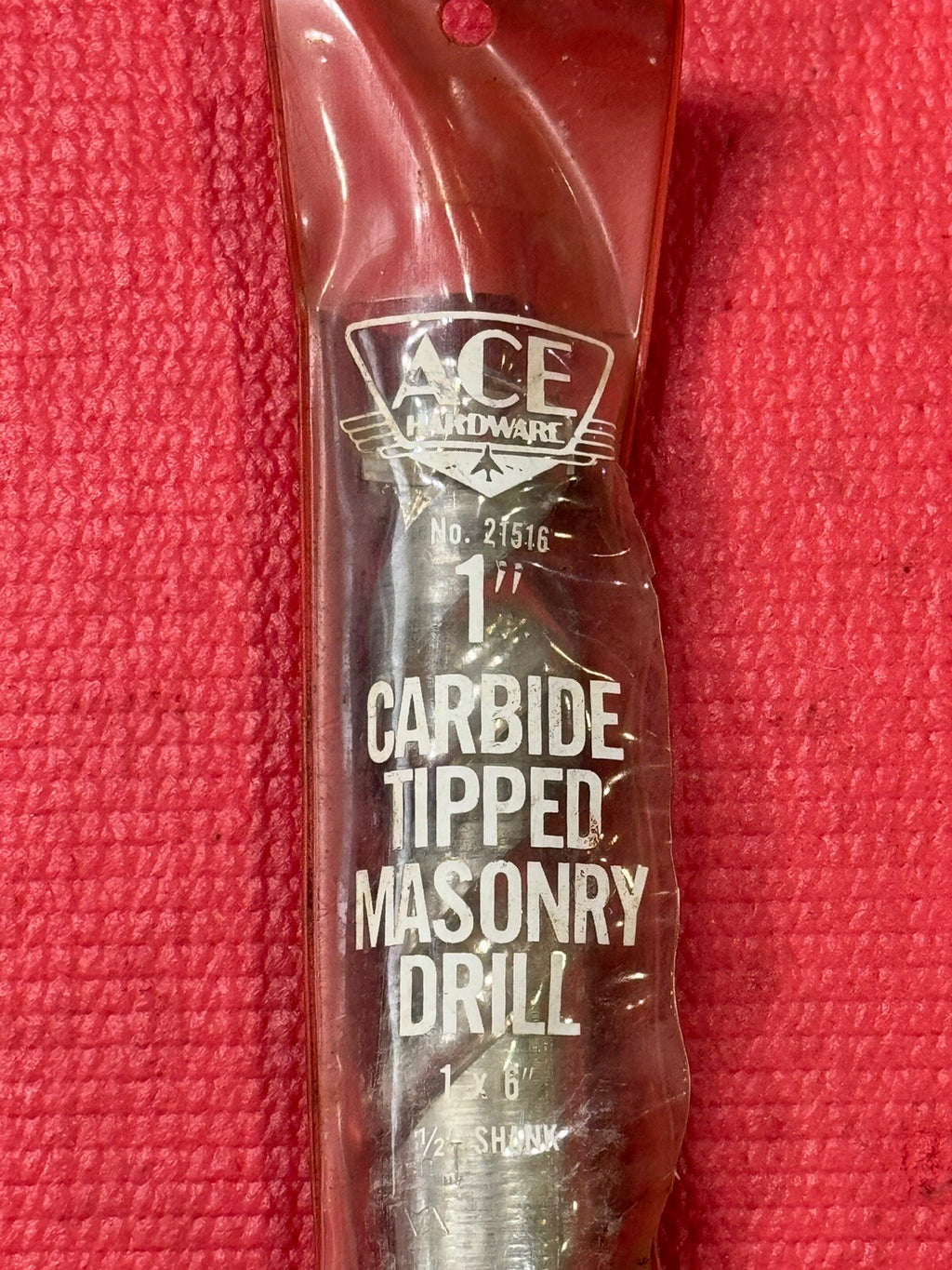 ACE Hardware 21516, 1" X 6 Carbide Masonry Cement Percussion Duty Drill Bit