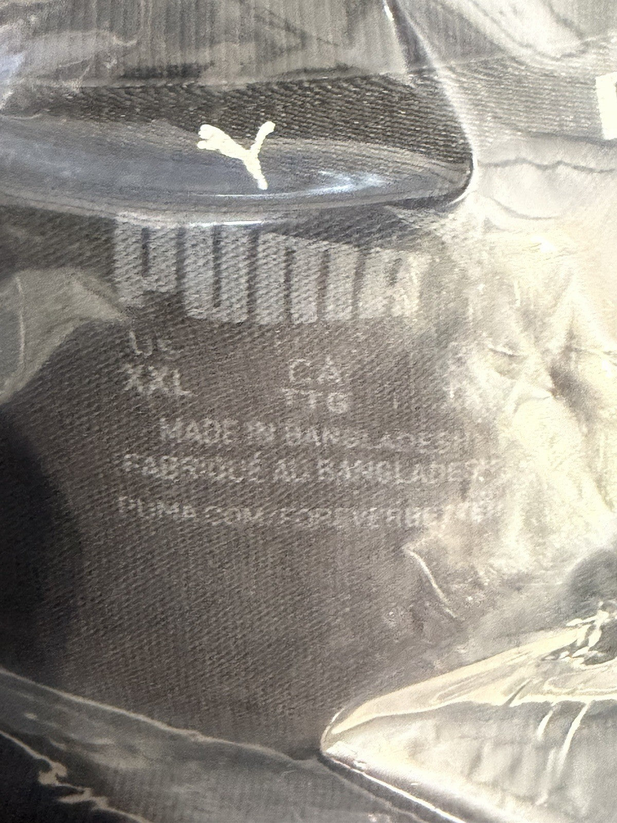Puma Essential Graphic Logo Tee Shirt Men XXL Black Short Sleeve Summer NEW