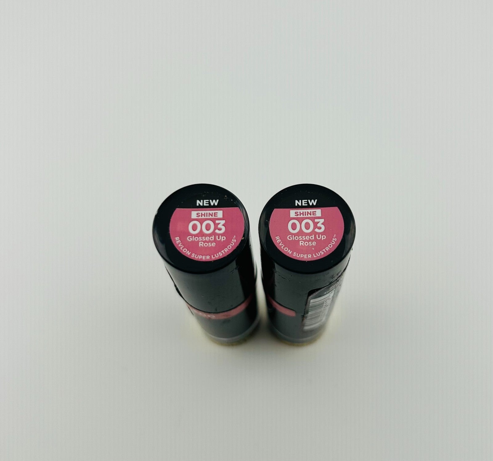 Revlon Super Lustrous Glass Shine Lipsticks #003 Glossed Up Rose - Pack of 2