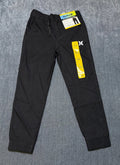 NWT Hurley Performance Joggers Kids Small (5/6) Black Logo Tapered Fit Stretch