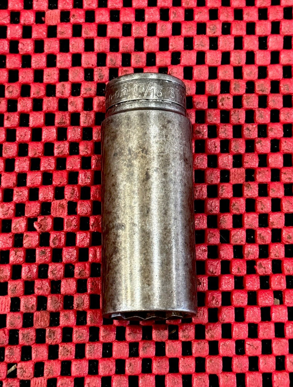 Snap-on Tools SF261 3/8" Drive, SAE 13/16”, 12 Point Deep Socket Made In USA M6