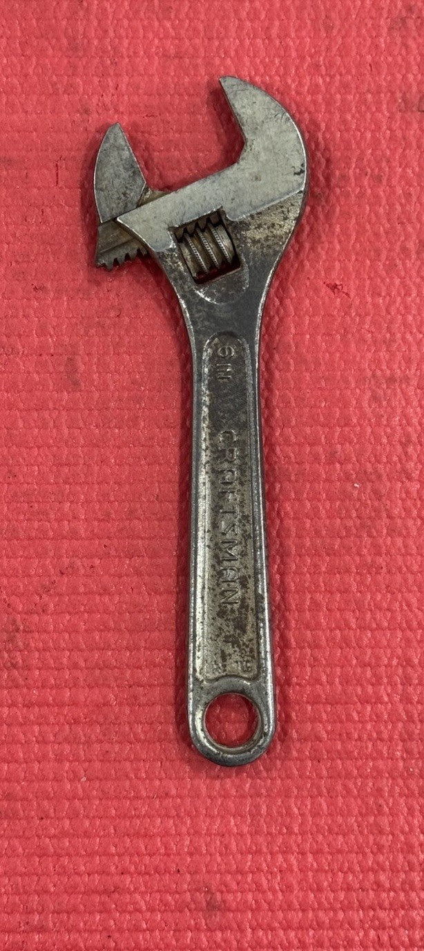 Vintage Craftsman 44602  6" Adjustable Wrench Tool Made in USA