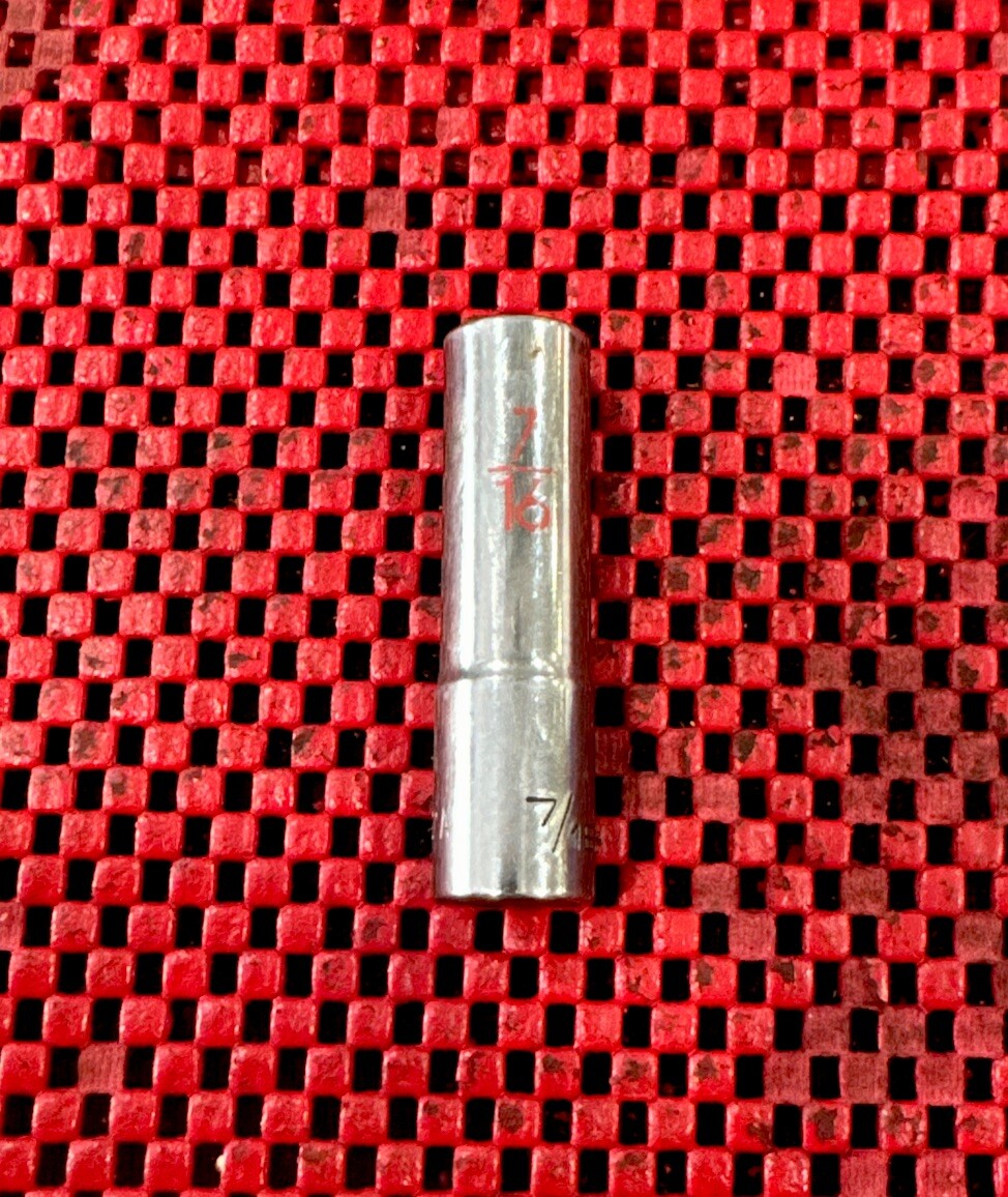 Matco Tools BD142A 7/16" SAE Semi Deep Socket 3/8" Drive 12 Point Chrome S3