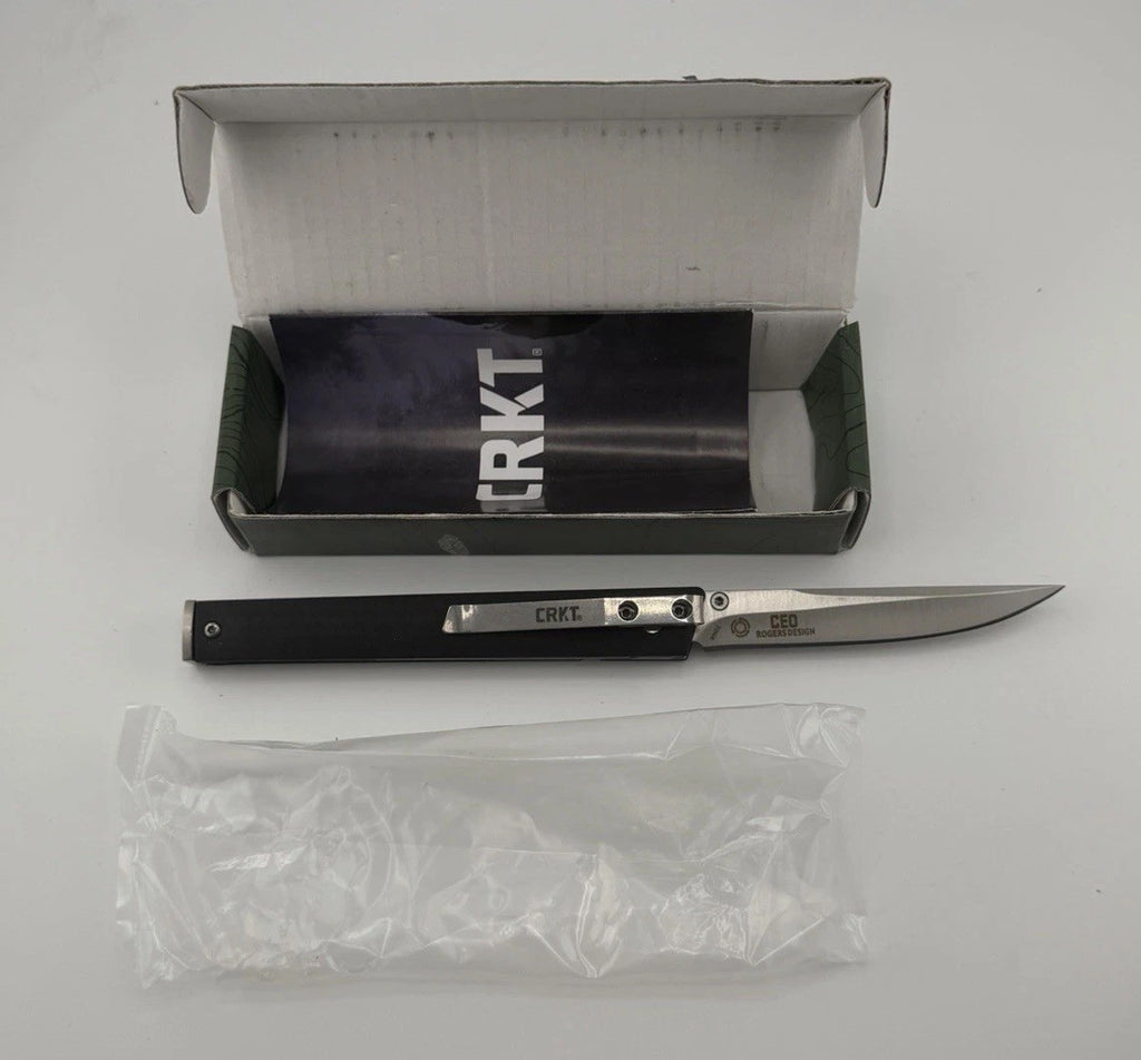 CRKT 7096K CEO Richard Rogers Design EDC Liner Lock Folder Vintage Collectible