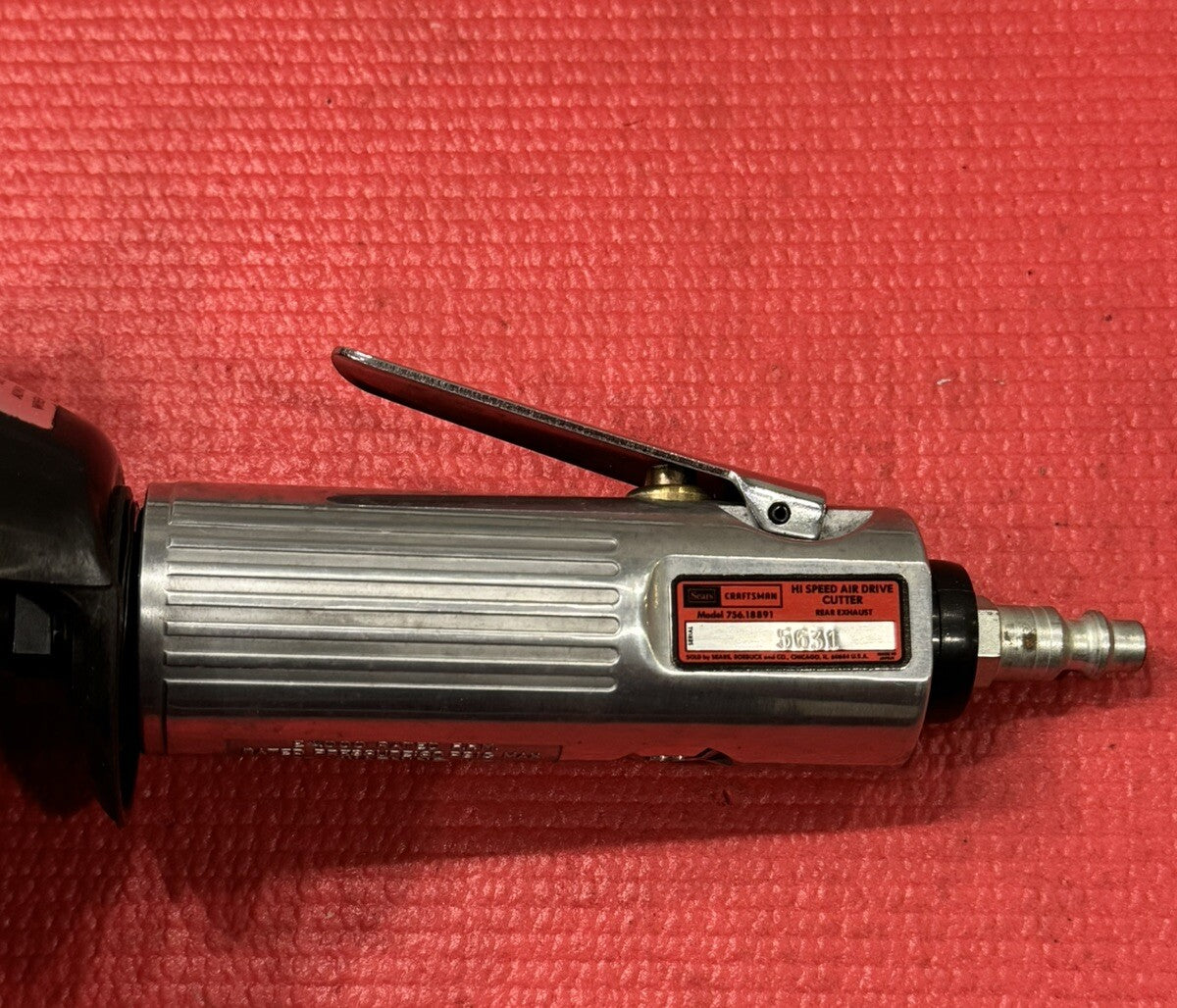 Vintage Sears Craftsman NEW 18891 Hi-Speed Air-Drive Cutter w/ OG Box & Receipt