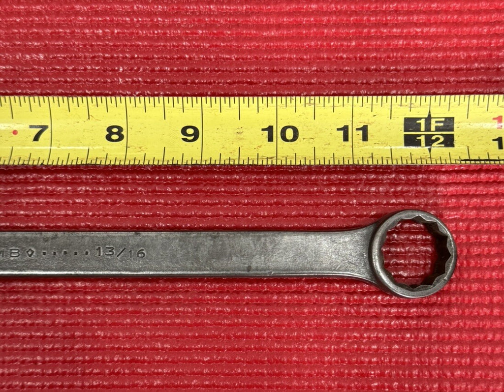Plumb Vintage WF-84, 7/8" x 13/16" 12-point Double Box Wrench Made in USA