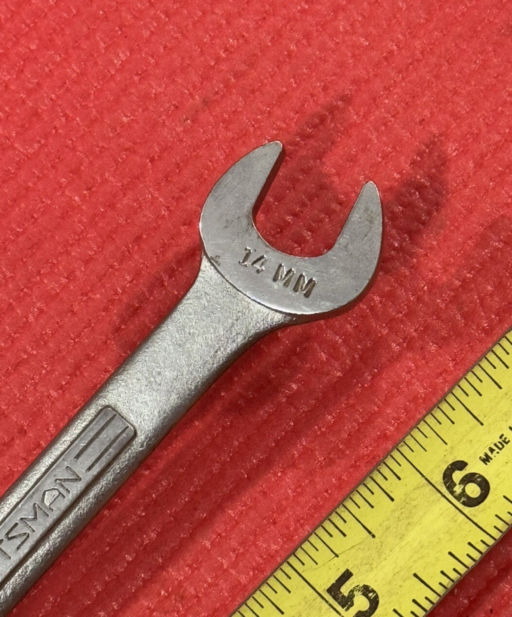 Vintage Craftsman V Series 14MM Combination Wrench 12 Pt Metric Made in USA Nice