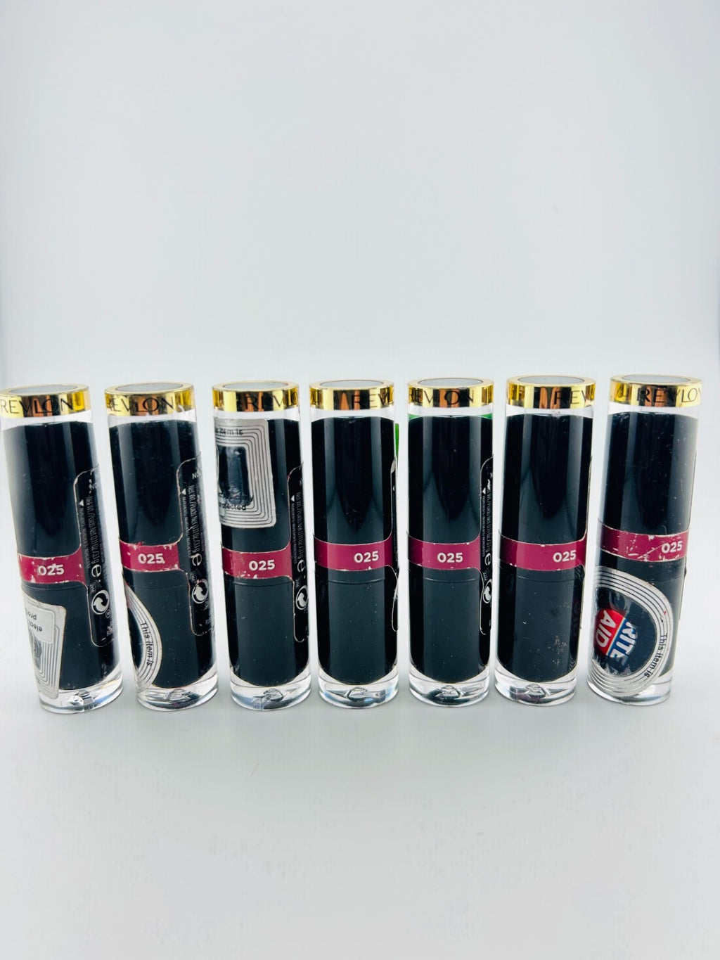 Revlon Super Lustrous Glass Shine Lipsticks #025 Glassy Ruby - Pack of 7