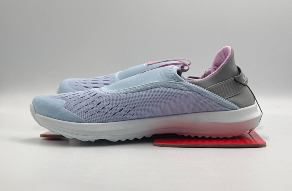 NWT Speedo Water Shoes Women's 9-10 Lavender Pink Blue Swim Slip On Sneakers