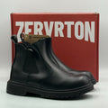 New Zervrton Steel-Toe Chelsea Work Boots Men's 9 Black Leather Pull-On Outdoor
