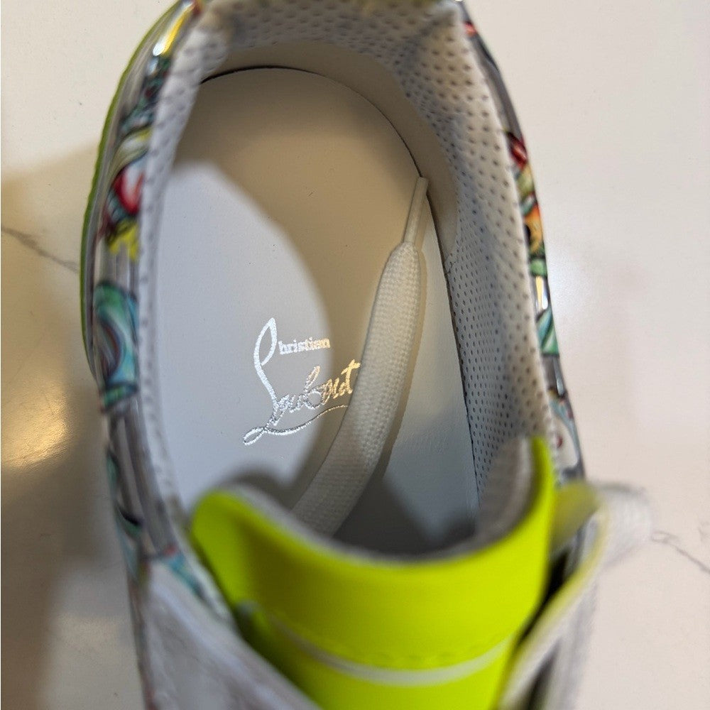 o1s1wg110924 Fun Louis Junior Low Top Sneaker in Yellow