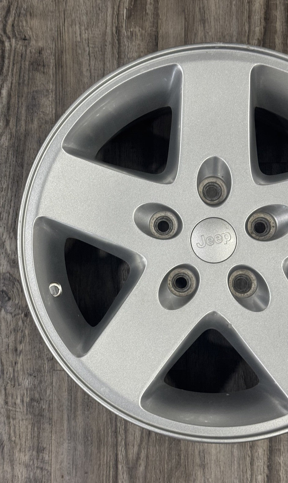 2007-2018 JEEP WRANGLER ALLOY 5-SPOKE WHEEL RIM 17X7.5 17" 1AH78TRMAE OEM