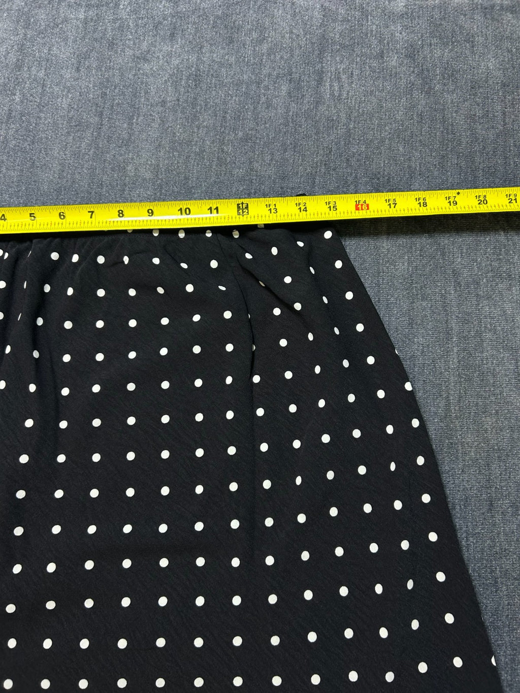 NWT Aeropostale Classic Polka Dot Maxi Slip Skirt Women's Large Black Preppy