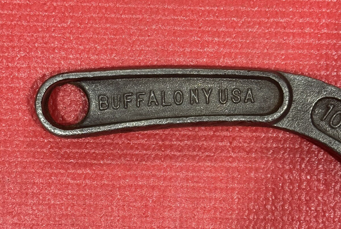 Westcott The Keystone MFG No.80 10” Adjustable Wrench S Curved Handle Buffalo NY