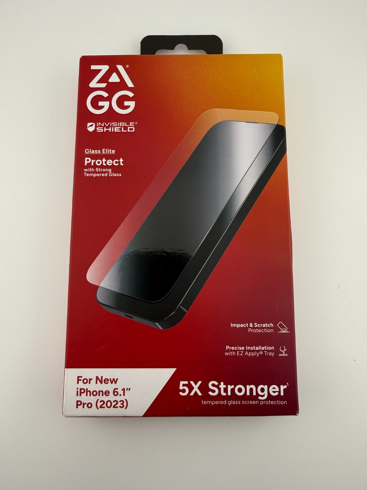 NEW ZAGG InvisibleShield Glass Elite Screen Protector for iPhone 15 Pro 6.1"