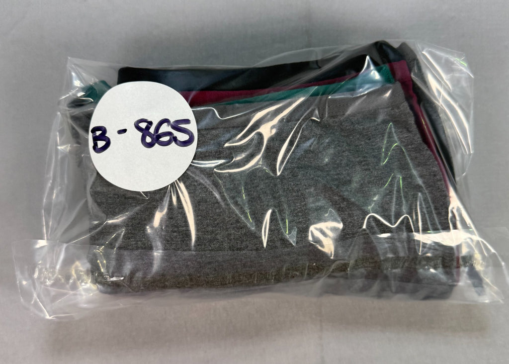 Pack of 6 Women's Seamless No-Show Stretch Brief Panties Size XS Multicolor