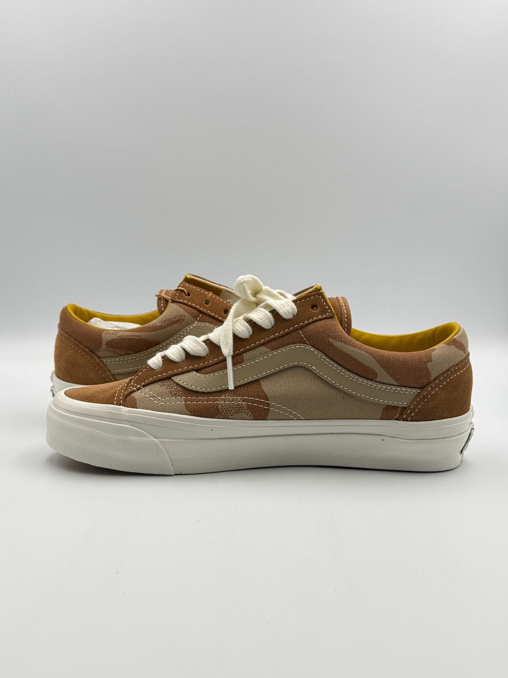 Vans Lx Old Skool 36 Sneakers Men's 6.5 Desert Chipmunk Camo Suede VN000D9RF06