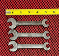 Vintage Billings Tools 725A Open End Wrench 3 Pc Lot Made In Usa N5