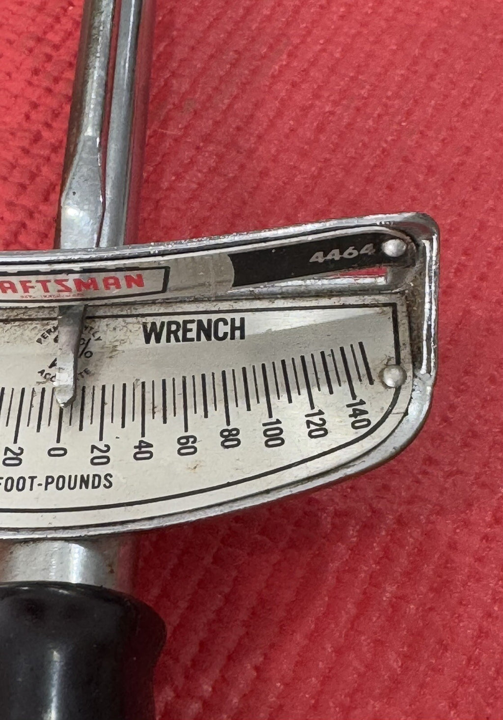 Vintage Craftsman #4464 Torque Wrench 150 foot pounds Made in USA