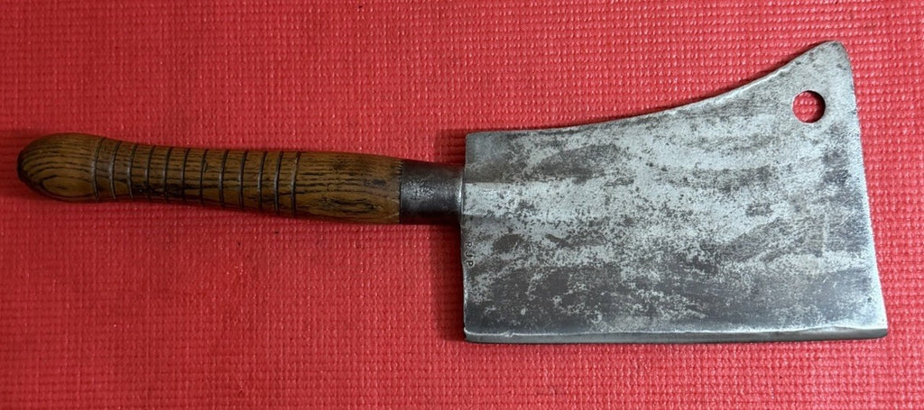 Antique Cast Steel WM. Beatty & Son Meat Cleaver 8" Blade Chester PA.